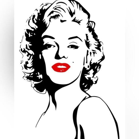 Other - “Imperfection is Beauty” Marilyn Monroe Inspirational Quote wall art home decor
